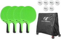 Photos - Table Tennis Bat Cornilleau Famliy Pack Outdoor 