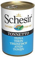 Photos - Cat Food Schesir Adult Canned Tuna  140 g