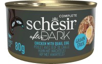 Photos - Cat Food Schesir After Dark Chicken/Quail Egg Canned 80 g 