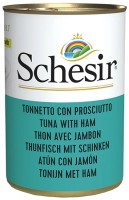 Photos - Cat Food Schesir Adult Canned Tuna/Ham  140 g