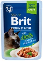 Photos - Cat Food Brit Premium Pouch Sterilised Duck 85 g 