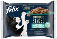 Photos - Cat Food Felix Deliciously Sliced ​​Fish Flavors 320 g 