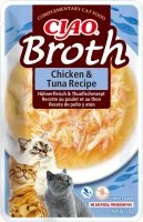 Photos - Cat Food INABA Ciao Broth Chicken/Tuna Recipe 40 g 