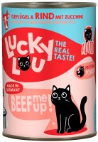 Photos - Cat Food Lucky Lifestage Adult Poultry/Beef 400 g 