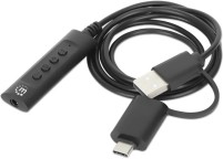 Sound Card MANHATTAN USB-C/A Audio Adapter 