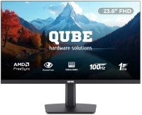 Photos - Monitor QUBE V24F100-PLUS 23.8 "  black