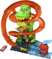 Photos - Car Track / Train Track Hot Wheels T-Rex Blaze Battle JBM73 