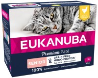 Cat Food Eukanuba Senior Grain Free Chicken 12 pcs 