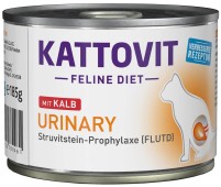 Photos - Cat Food Kattovit Urinary Canned with Veal  185 g