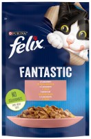 Photos - Cat Food Felix Fantastic Salmon in Jelly 85 g 