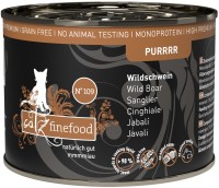 Photos - Cat Food Catz Finefood Purrrr Canned Wild Boar  200 g