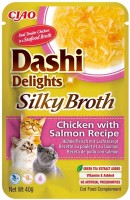 Photos - Cat Food INABA Ciao Dashi Delights Silky Broth Chicken/Salmon 40 g 