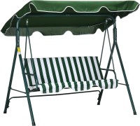 Canopy Swing Outsunny 3-person Porch Swing Chair with Adjustable Canopy 