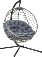 Canopy Swing Outsunny PE Rattan Hanging Swing Chair 