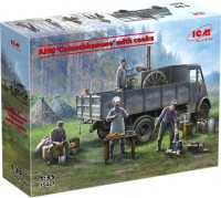 Photos - Model Building Kit ICM AHN Gulaschkanone with Cooks (1:35) 