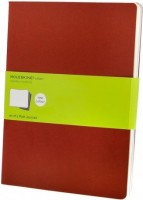 Photos - Notebook Moleskine Set of 3 Plain Cahier Journals XLarge Red 