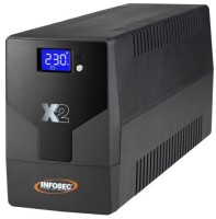 Photos - UPS Infosec X2 LCD Touch 700 FR/Schuko 700 VA