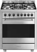 Photos - Cooker Smeg B71GMX2 stainless steel