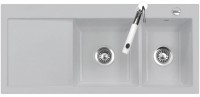 Photos - Kitchen Sink SystemCeram Mera Double 1100x510