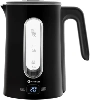 Photos - Electric Kettle Grifon K1517GLEBL black