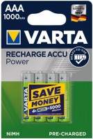 Photos - Battery Varta Power 4xAAA 1000 mAh 