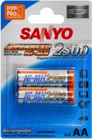 Photos - Battery Sanyo 2xAA 2500 mAh 