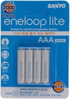 Photos - Battery Sanyo eneloop lite 4xAAA 600 mAh 