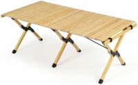 Outdoor Furniture Costway 48" Folding Camping Table with Carrying Bag
