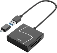 Photos - Card Reader / USB Hub Hama H-200148