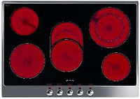 Photos - Hob Smeg P775 black