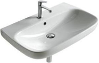 Photos - Bathroom Sink Globo Genesis GE080.BI 800 mm