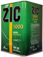 Photos - Engine Oil ZIC 5000 5W-30 6 L