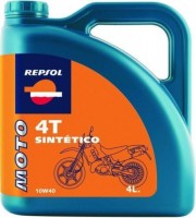 Photos - Engine Oil Repsol Moto Sintetico 4T 10W-40 4 L