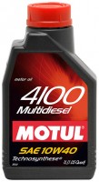 Photos - Engine Oil Motul 4100 Multidiesel 10W-40 1 L