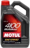 Photos - Engine Oil Motul 4100 Multidiesel 10W-40 5 L