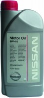 Photos - Engine Oil Nissan Motor Oil 5W-40 1 L