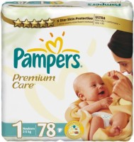 Photos - Nappies Pampers Premium Care 1 / 78 pcs 