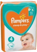 Photos - Nappies Pampers Sleep and Play 4 / 14 pcs 