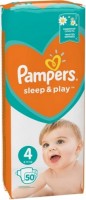 Photos - Nappies Pampers Sleep and Play 4 / 50 pcs 