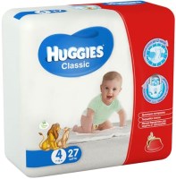 Photos - Nappies Huggies Classic 4 / 27 pcs 