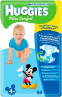 Photos - Nappies Huggies Ultra Comfort Boy 4 Plus / 68 pcs 