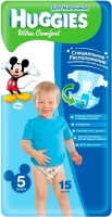 Photos - Nappies Huggies Ultra Comfort Boy 5 / 15 pcs 