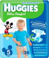 Photos - Nappies Huggies Ultra Comfort Boy 5 / 36 pcs 