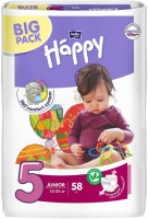 Photos - Nappies Bella Baby Happy Junior 5 / 58 pcs 