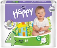 Photos - Nappies Bella Baby Happy Maxi 4 / 12 pcs 