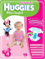 Photos - Nappies Huggies Ultra Comfort Girl 4 / 19 pcs 