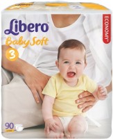 Photos - Nappies Libero Baby Soft 3 / 90 pcs 