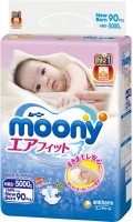 Photos - Nappies Moony Diapers NB / 90 pcs 