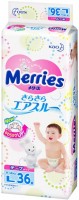 Photos - Nappies Merries Diapers L / 36 pcs 