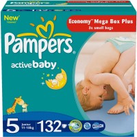 Photos - Nappies Pampers Active Baby 5 / 132 pcs 